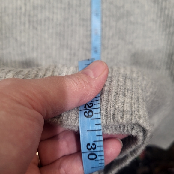 Eddie Bauer Gray Shawl Collar Wool Sweater - Picture 3 of 5